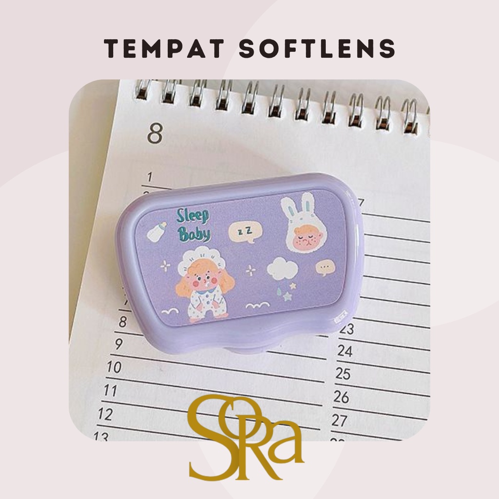 Tempat soflens mini / tempat softlens travelling / tempat softens estetik