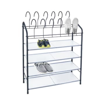 INFORMA BOSTON 4TIER SHOE RACK - Hitam