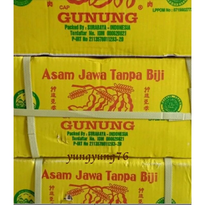 

Asam Tanpa Biji/Dus (150gr x 100pc)