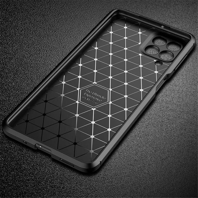SAMSUNG M33 M53 M52 M22 M32 M62 M12 A12 COVER SOFTCASE FOCUS CARBON SOFTCASE SILICONE KARBON ORIGINAL - M33 5G
