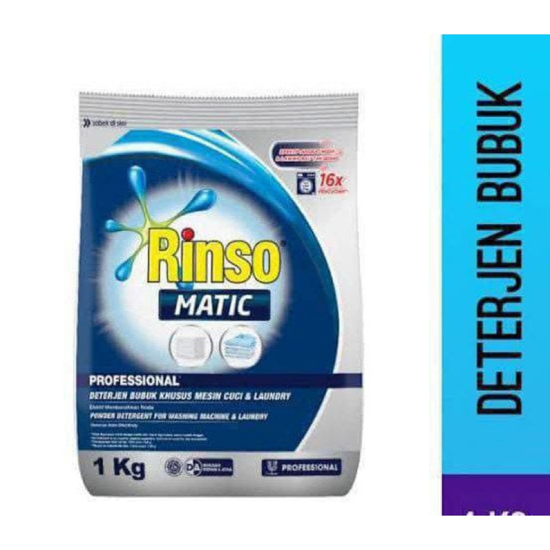 RINSO MATIC 1KG / DETERGENT RINSO MURAH / SABUN CUCI
