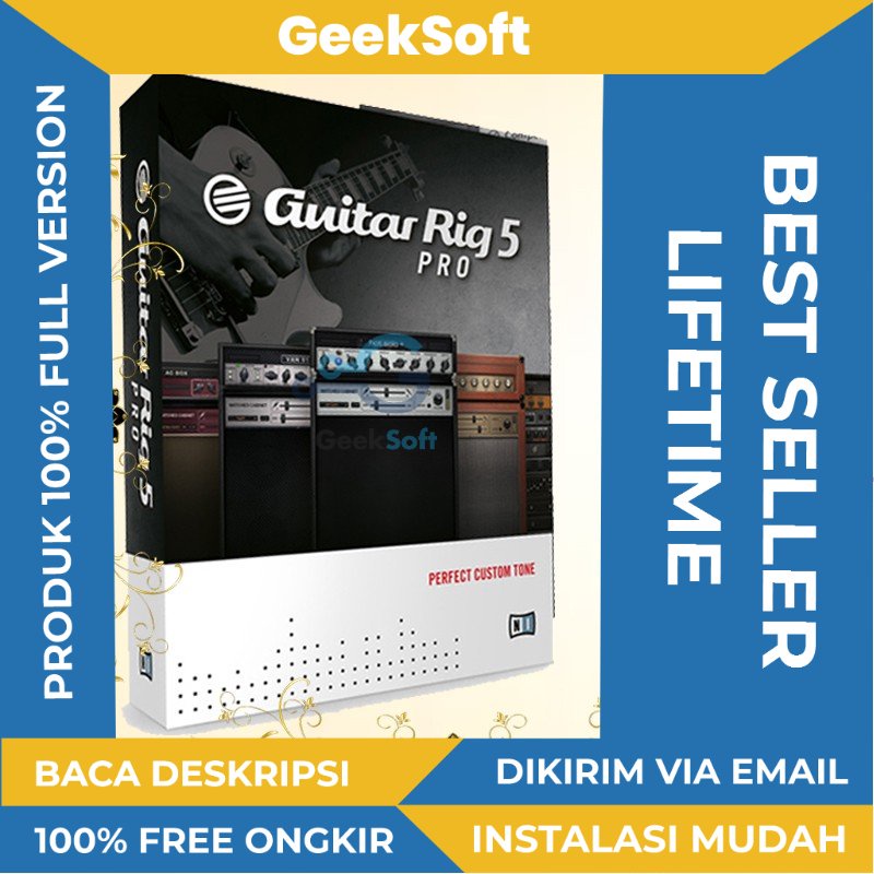 [FULL VERSION] Guitar Rig 5 Pro VST DAW Pro Lifetime - untuk Merekam dan Memproses Audio Gitar dengan Kualitas Profesional