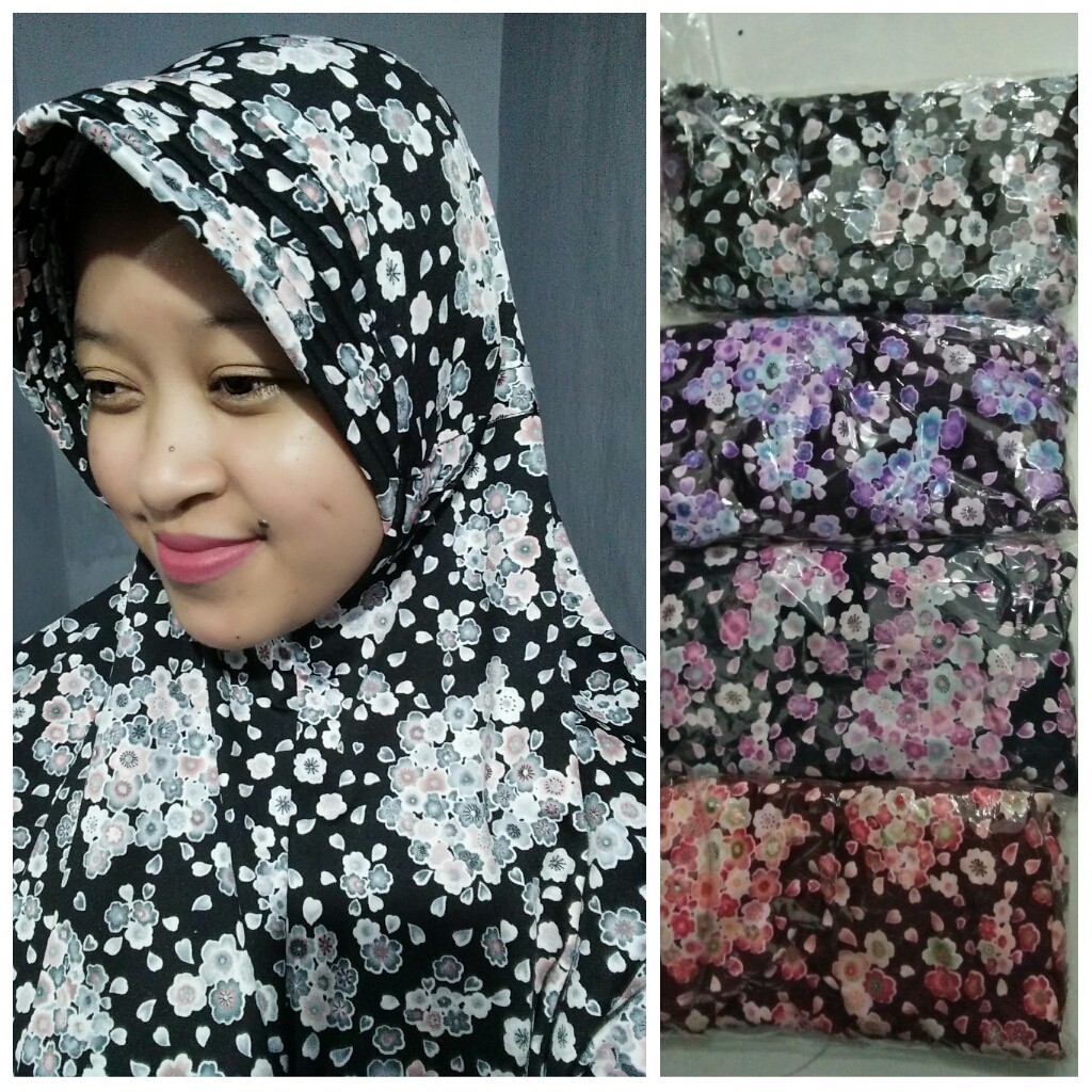 JILBAB SERUT INSTAN MOTIF