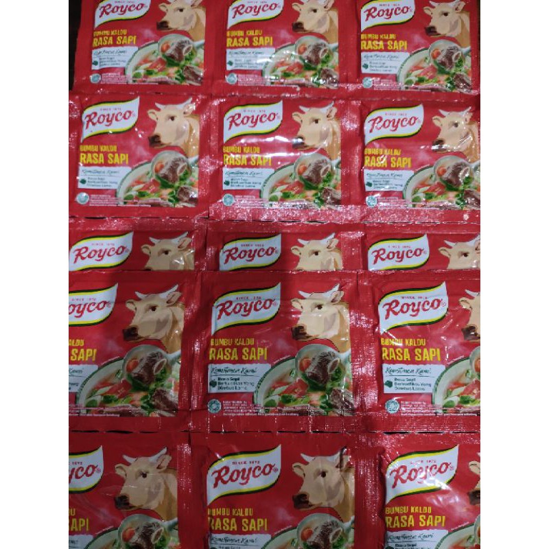 

ROYCO SAPI - Kemasan Praktis 9 gram - Paket Ekonomis 12 sachet !