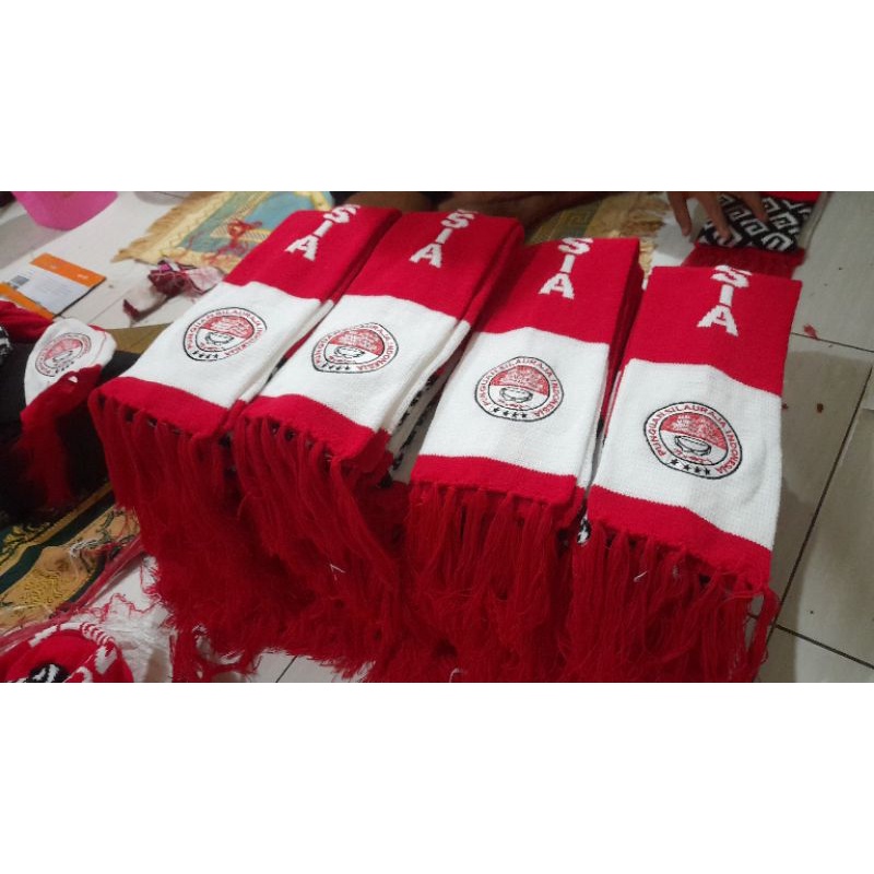 SYAL RAJUT COSTUM MANUAL / UMROH / BOLA / WISATA min 100pcs