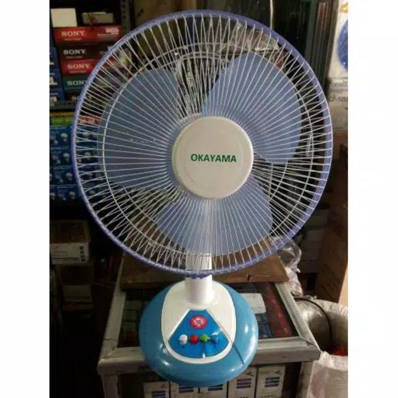 Kipas Angin Meja /Duduk/Lantai/ Desk Fan Okayama 12 inch