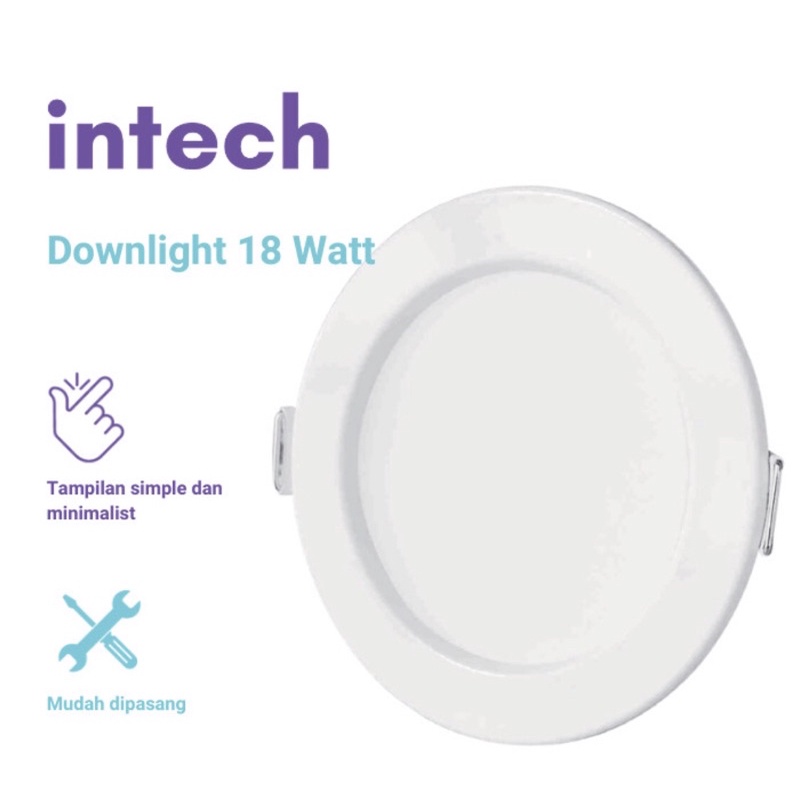 Intech Downlight 9w 9 Watt In-tech Slim Inbow