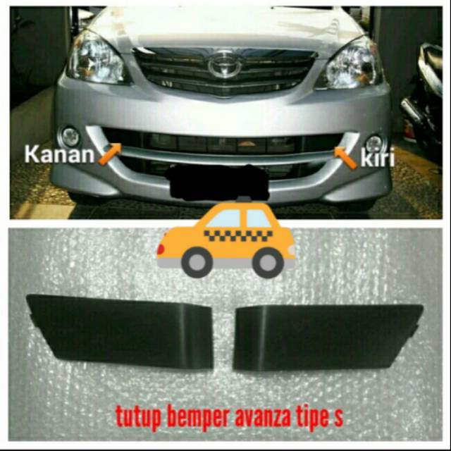TUTUP BEMPER AVANZA TIPE S