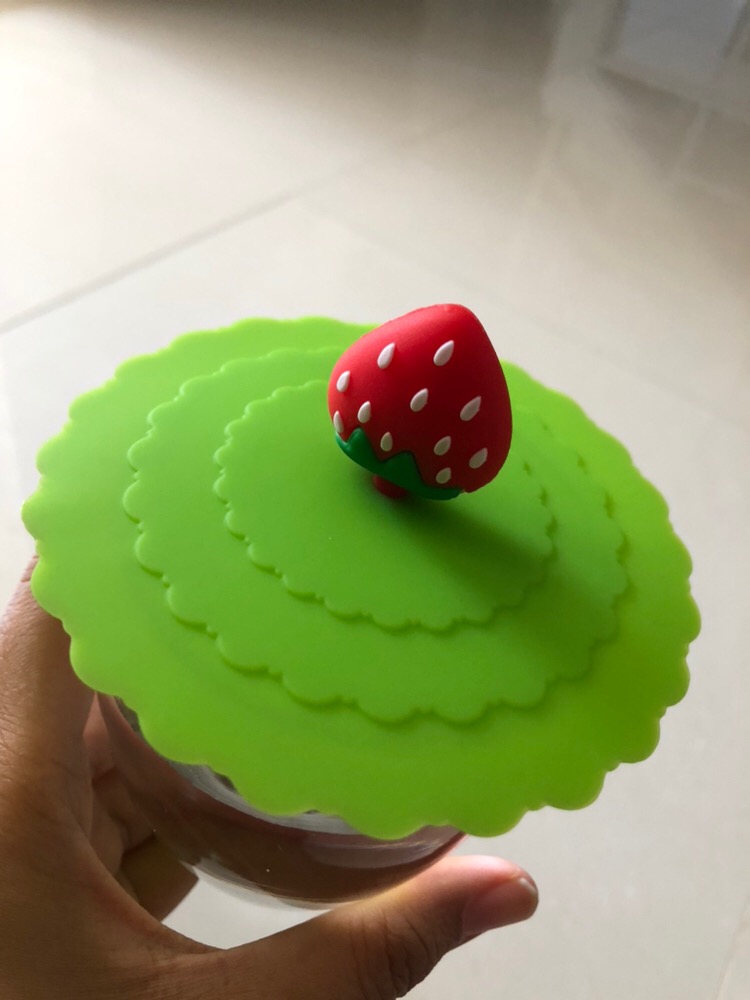 Tutup Gelas Silikon Cover Cangkir Silicone Mug Karakter Lucu Murah