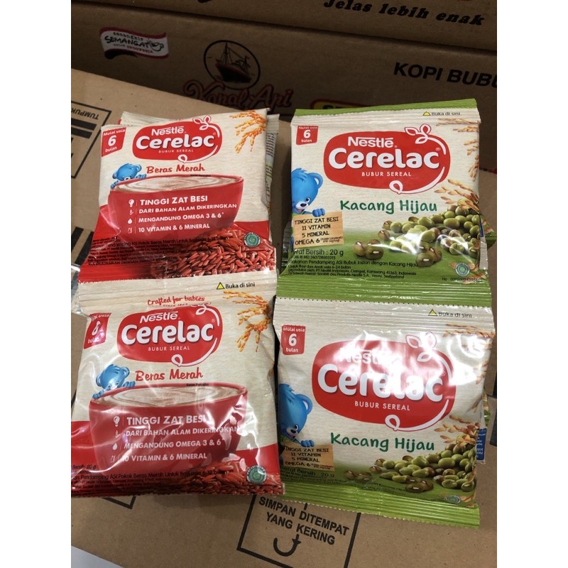 Cerelac Nestle Bubur Cereal 1 renteng isi 8 sachet