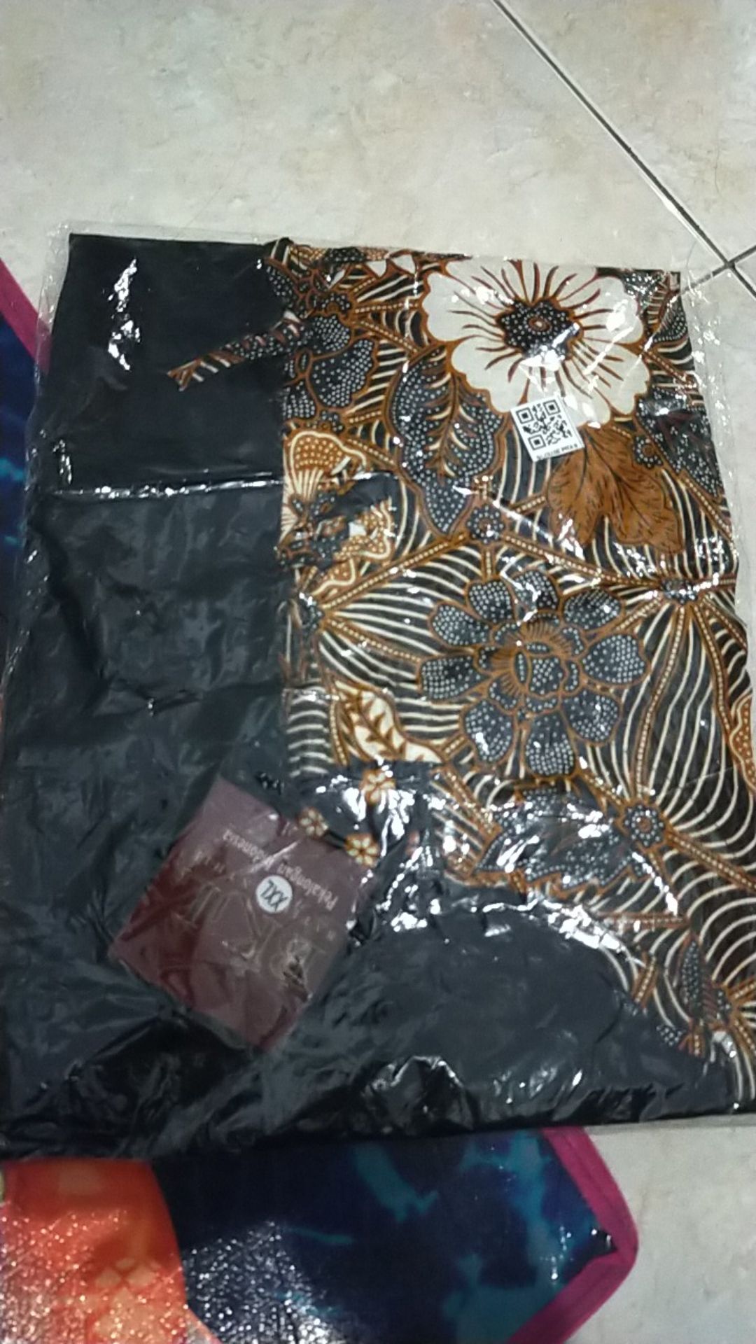 Tey-17 Batik Wanita Asj Sa Hrb026 Kenongo Kemeja Tosca Pendek