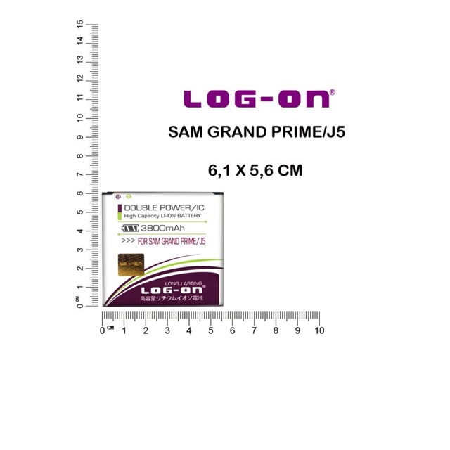 BATERAI LOG ON SAMSUNG J5  -GRAND PRIME G530 - j2 PRIME - J3 2016 - J3