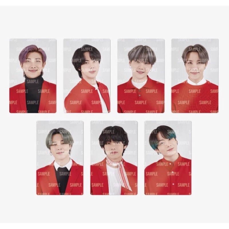 SHARING BTS CARD TICKET MOTS ON:E TIKET KONSER NAMJOON JIN SUGA JHOPE JIMIN TAEHYUNG JUNGKOOK