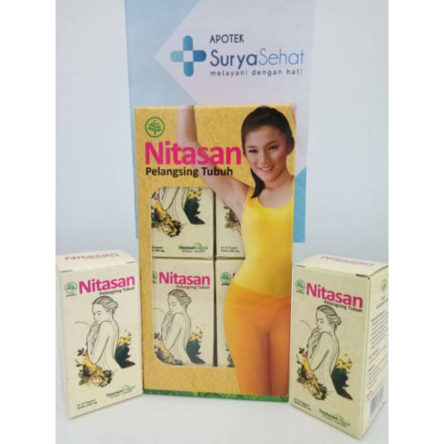 NITASAN 1botol Jamu Pelangsing Tubuh Ingat Diet, Ingat Nitasan