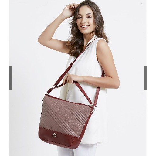 Tas Sophie Martin Besar Lindhana Dusty Pink T5783D1 Ori Kualitas Terjamin