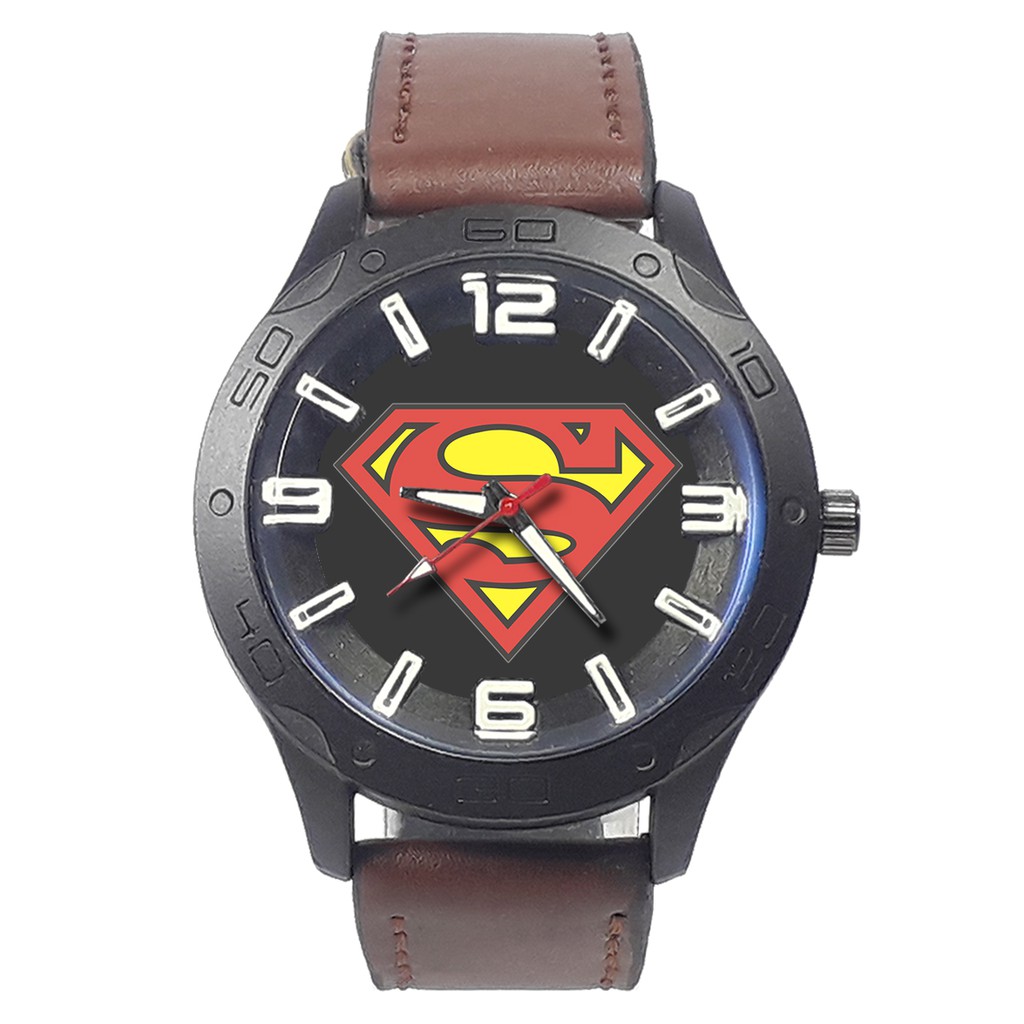 Jam tangan SUPERMAN-1 Kalep Coklat (Exclusive)