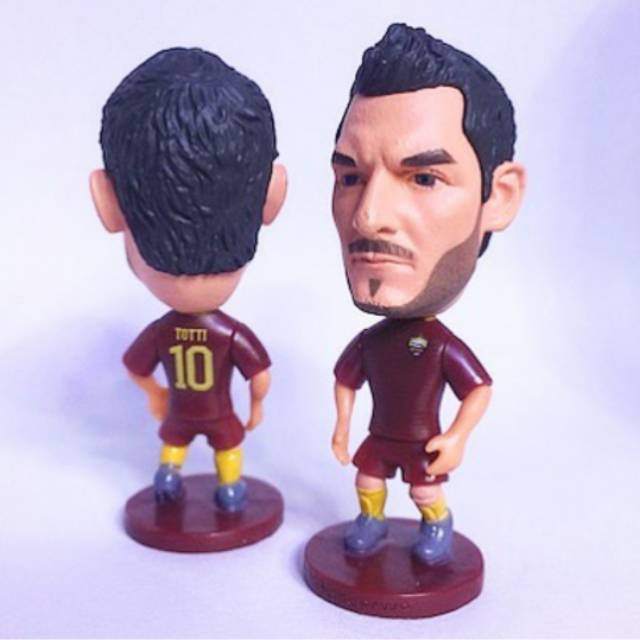 Francesco Totti - AS Roma - Celana Merah - Soccerwe Kodoto Action Figure