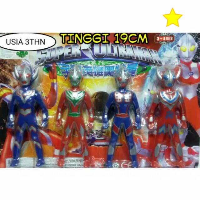 sof.id MAINAN ULTRAMAN ISI 4 PCS