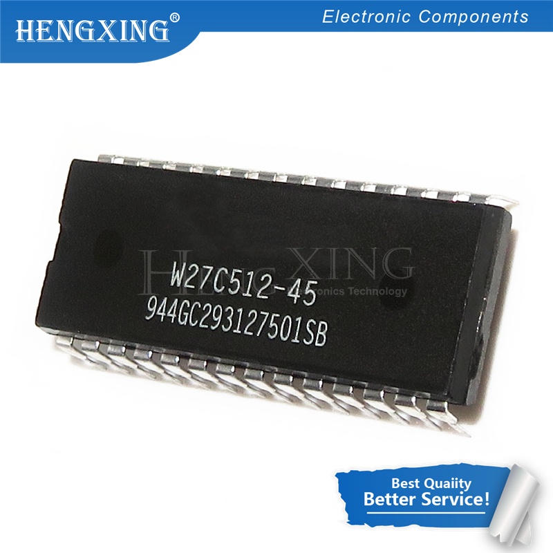 100pcs IC W27C512-45Z W27E512-12 DIP28 W27C512-45 W27C512 64K X 8