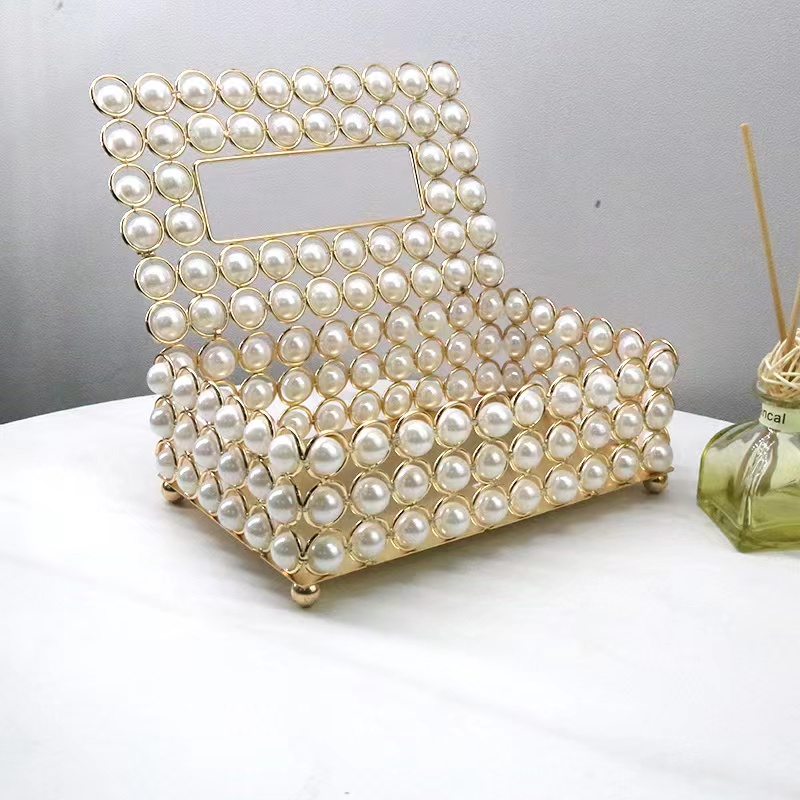 TEMPAT TISU SWAROVSKI EMAS CANTIK CRYSTAL GOLD TISSUE BOX BLING