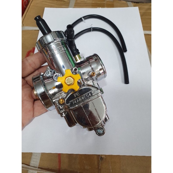 Karbu Karburator PE28 PE 28 Crome crom Panom / Karbu Panom pe28 Mio Beat Fu Ninja Revo Vario Scoopy