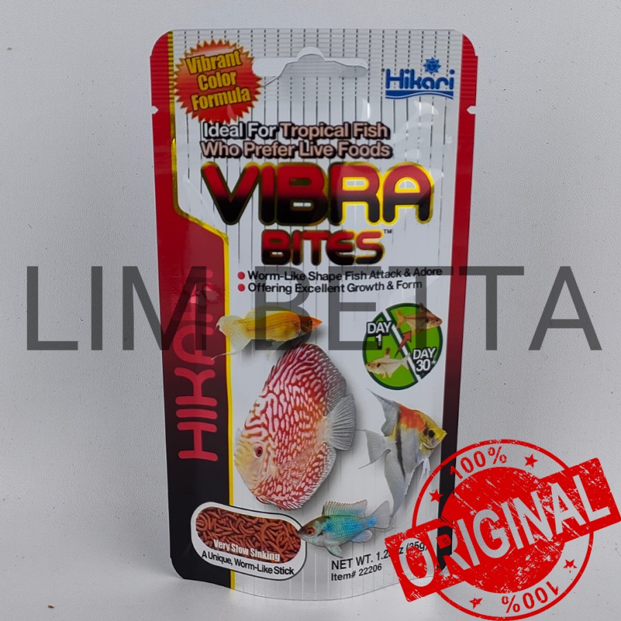 HIKARI VIBRA BITES 35 GRAM / MAKANAN DISCUS / MAKANAN CHICHLID