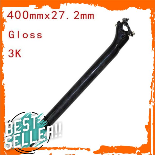 Tiang Dudukan Jok Sepeda Full Carbon Glossy Seatpost - SP-006