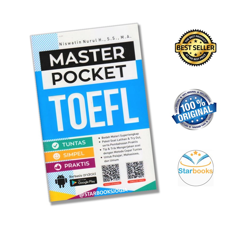 NEW MASTER POCKET TOEFL - CEMERLANG