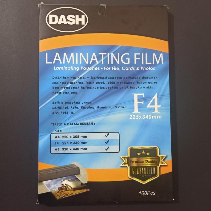 

Plastik laminating folio F4 eupolam laminating film