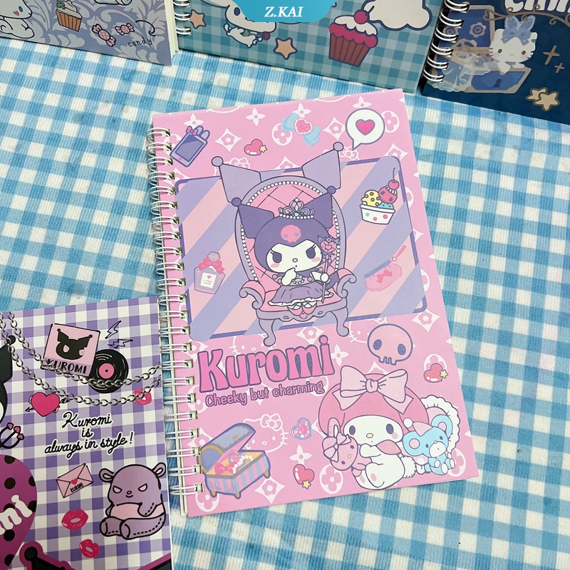 Buku Notebook A5 Portable Motif Anime Cinnamoroll My Melody Kuromi Untuk Hadiah Ulang Tahun