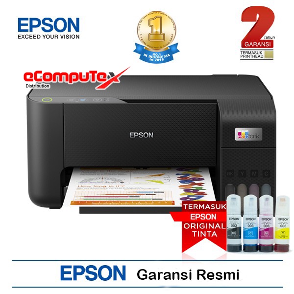 PRINTER EPSON L3210 / PRINTER EPSON L 3210  All in One Ink Tank Printer GARANSI RESMI