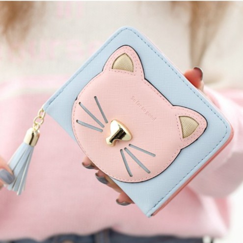 DOMPET CAT FACE - Dompet lipat wanita