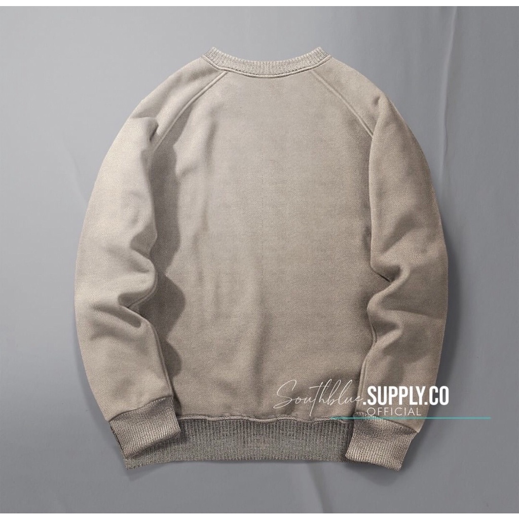 SWEATER CREWNECK OVERSIZE PRIA Jumbo M-3XL Crewneck Basic ABAH NGOPI Cardigan /Sweater Oblong Casual