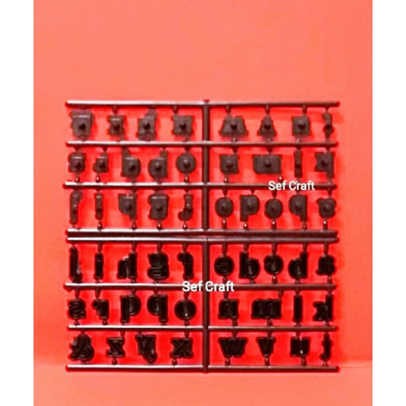 

Easy twist block lower case alphabet stamp cutter with holder Marion Frost Usa