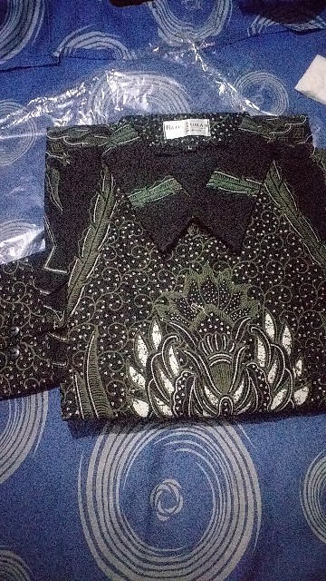 Manuk Peksi Lawasan Kemeja Batik Pria Full Furing Katun Primisima Batik Solo Batik Abu Grey