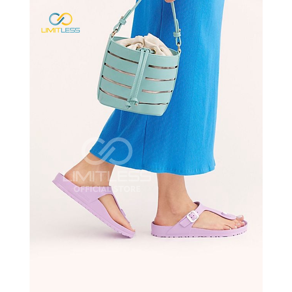 Zerolimit - Sandal Jepit Wanita Casual Sendal Japit Cewek Terbaru Sandal Perempuan Ringan Eva Karet Kekinian