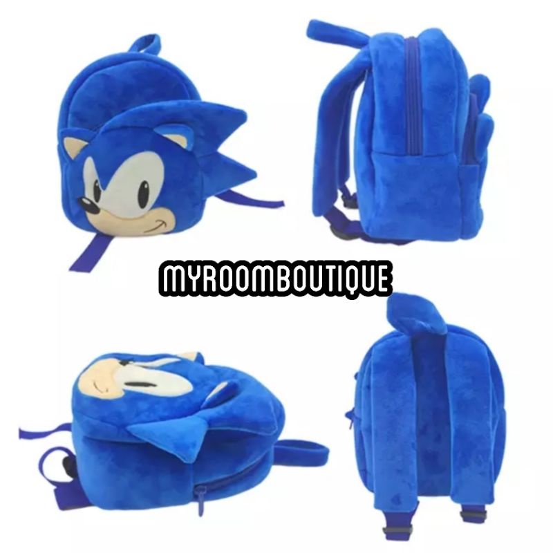 Ransel Boneka Tas Anak Karakter Sonic M