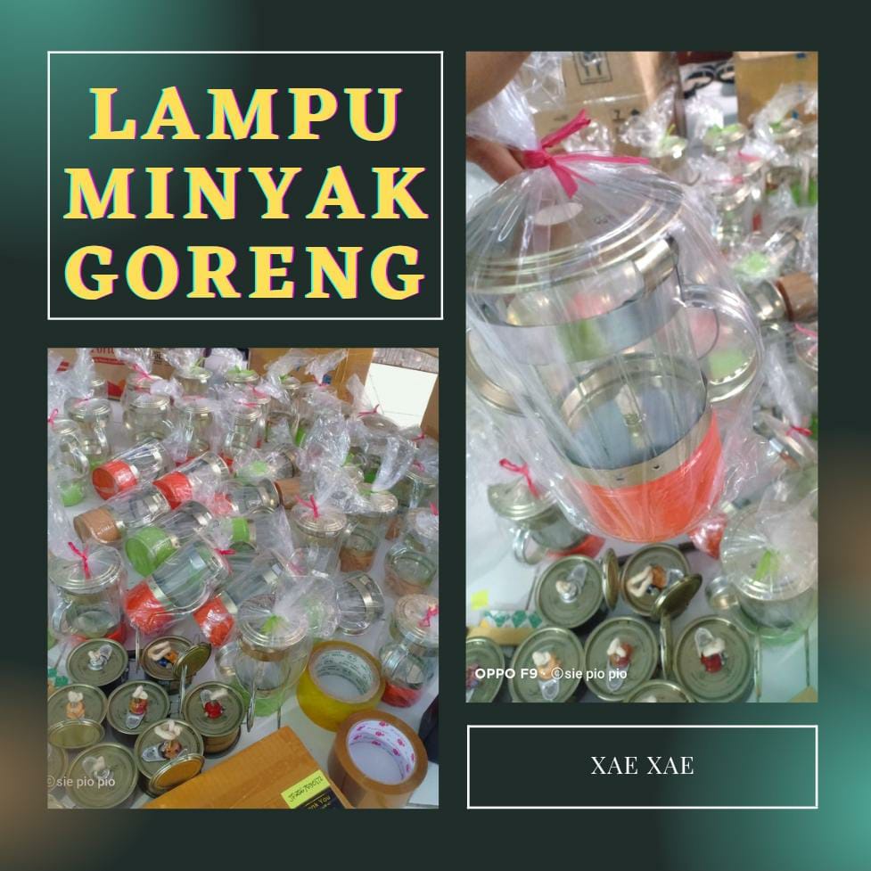 Lampu ublik bahan bakar minyak goreng