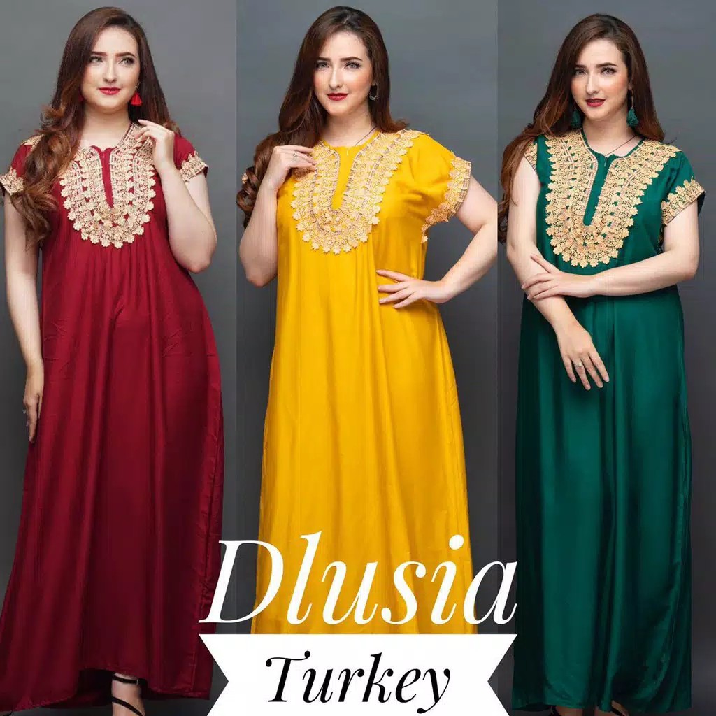 DASTER DLUSIA TURKEY ARAB BUSUI | TERLARIS | RAYON PREMIUM GRADE A+ DASTER KEKINIAN | DASTER VIRAL RAMAI BU TEJO