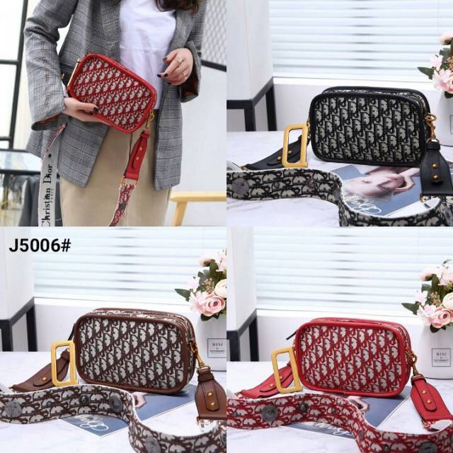 Diorquake Dior Oblique Kanvas Bag Multy fungsi J5006