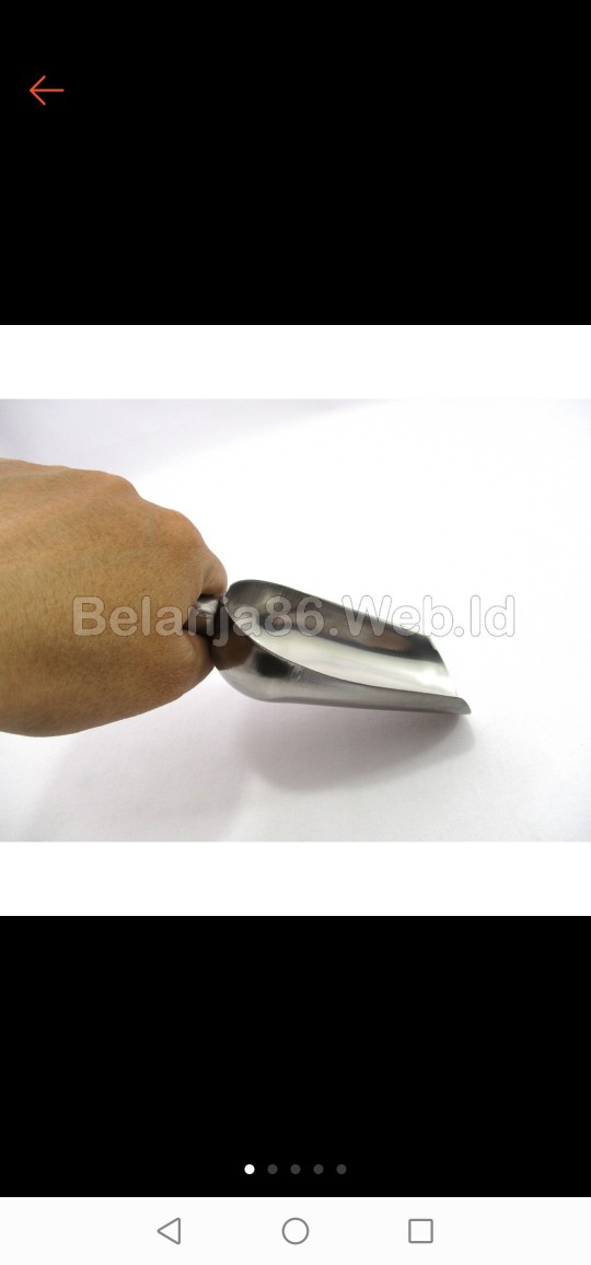 Scoop Sedok Sekop Serok Stainless Steel - Kecil (5cm)