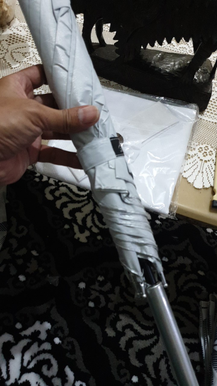 Jktumbrella / Payung Tongkat Polos / Gagang Warna / Sablon Promosi / Grc - 75008