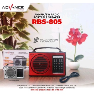 radio advance rbs 805 rbs805 radio jadul radio kuno
