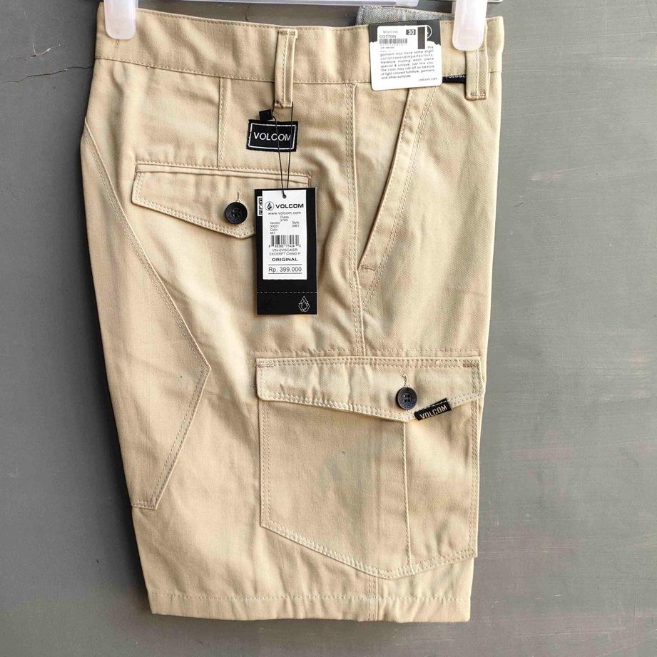 Tren Terbaru CELANA CARGO PENDEK ATAS LUTUT VOLCOM ORI FULL ACC(GARANSI RETUR)LOGO VOLCOM