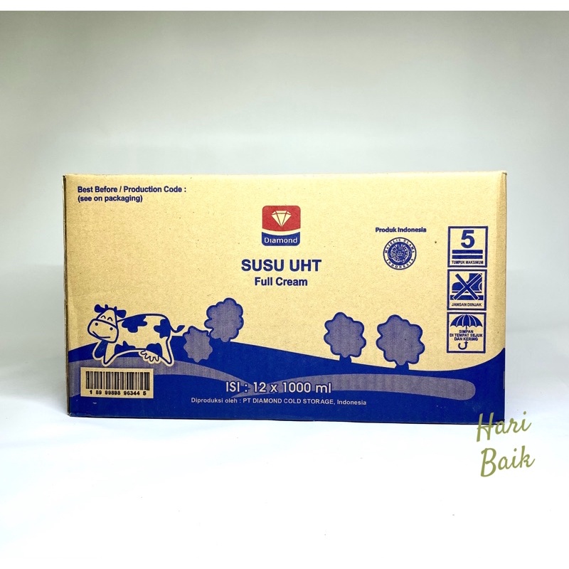 

Susu UHT Diamond 1liter (grab/gosend only)