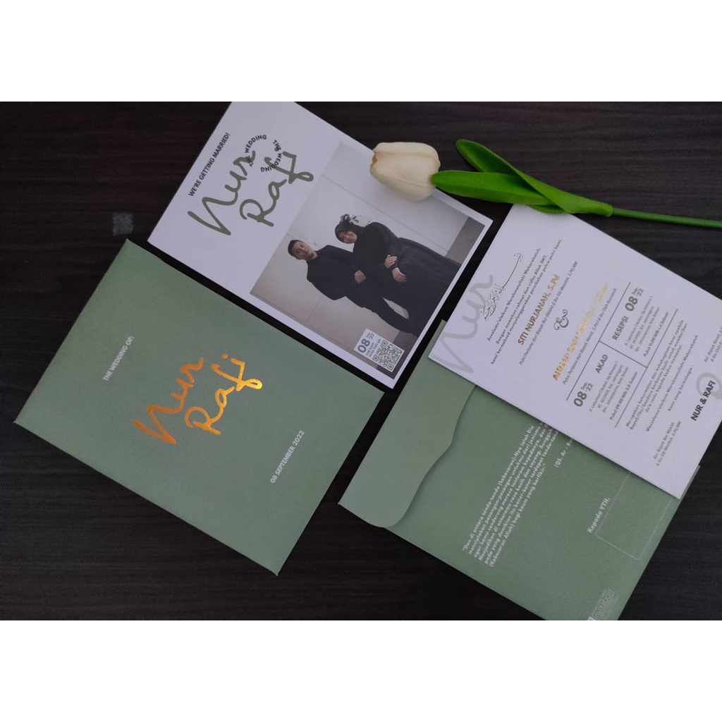 Undangan Single Hard Cover Keren
