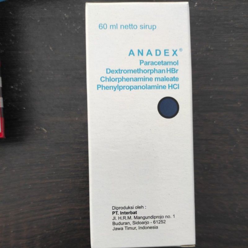 Anadex syrup