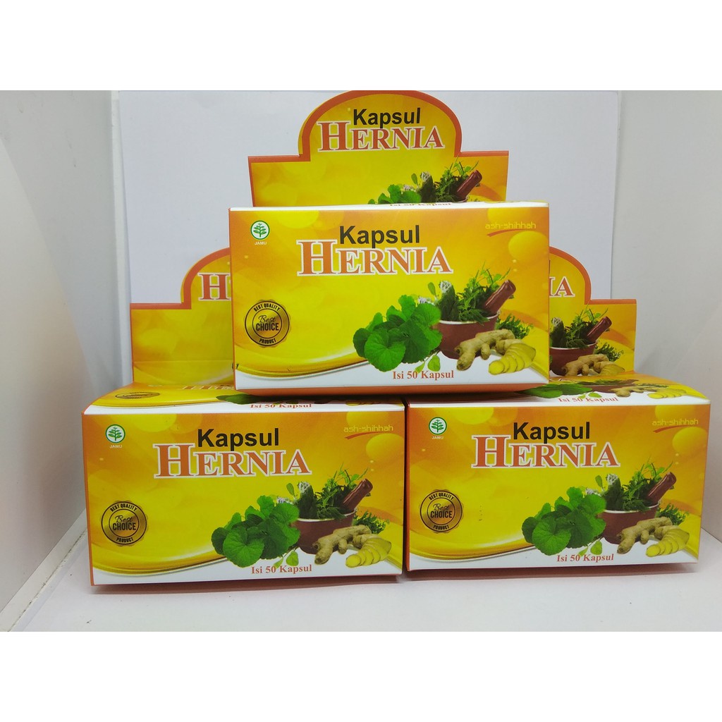Kapsul Hernia Mengobati Hernia Ash Shihah Isi 50 Kapsul