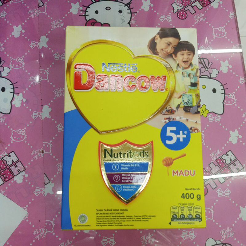 dancow 5+ 400gr madu exp juni 2022