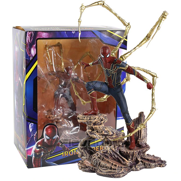 JK -  Marvel Figure Avengers Infinity War Iron Spider Spiderman PVC Statue